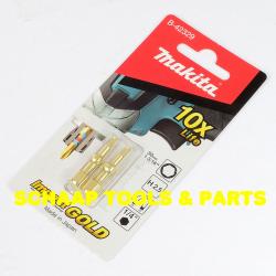 Bit - Slagschroefbit inbus-zeskant H 2.5 x 30mm Impact Gold per 2 verpakt | B-42329